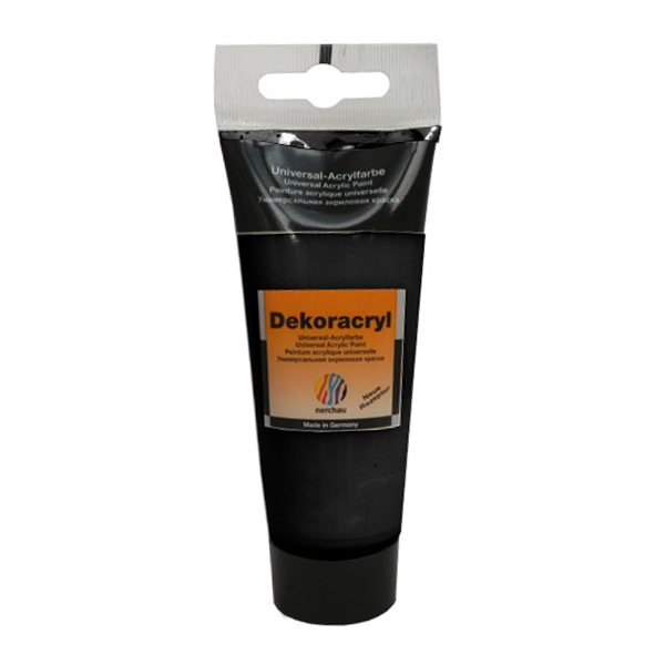 333706 NERCHAU ΑΚΡΥΛΙΚΌ ΧΡΏΜΑ 100 ML. -ΜΑΎΡΟΣ - Εικόνα 1