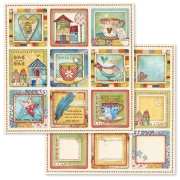 STAMPERIA PATCHWORK DESIGNER ΧΑΡΤΌΝΙ 30.5/30.5CM - SBB572
