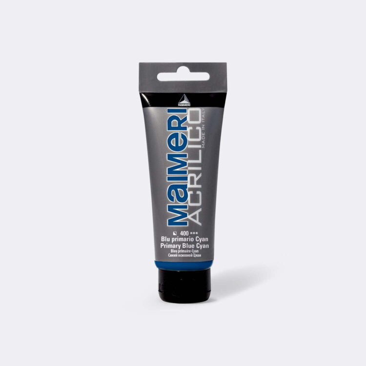 400 MAIMERI ΑΚΡΥΛΙΚΌ ΧΡΏΜΑ ACRILICO 75 ML. - ΒΑΣΙΚΌ ΜΠΛΕ ΚΥΑΝΌ - Εικόνα 1