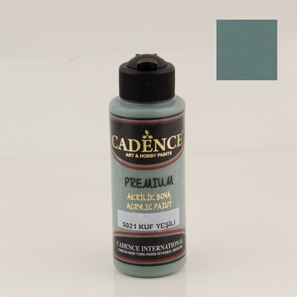 502101 CADENCE ΑΚΡΥΛΙΚΌ ΧΡΏΜΑ PREMIUM 120 ML. - ΜΟΎΧΛΑ ΠΡΆΣΙΝΟ 5021 - Εικόνα 1