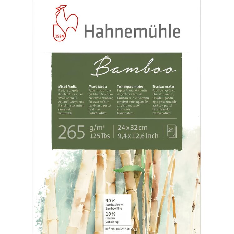 628540 HAHNEMUHLE SKETCHBOOK ΜΠΑΜΠΟΎ 265 GSM, 24/32 CM, 25 ΦΎΛΛΑ - Εικόνα 1