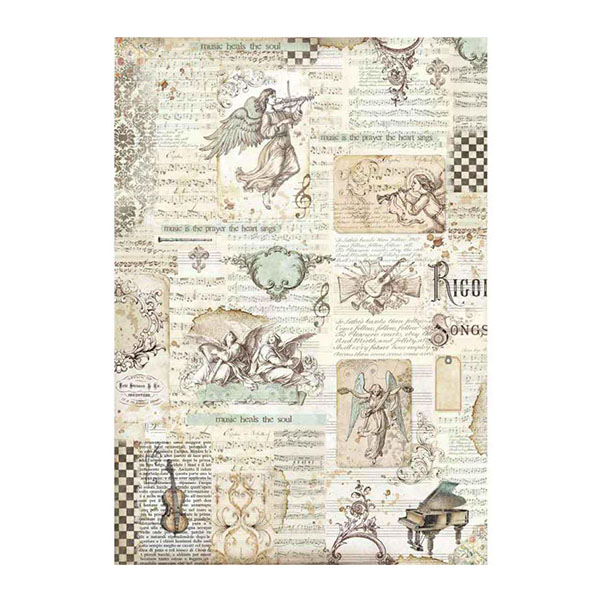 713021 ΡΙΖΌΧΑΡΤΟ STAMPERIA DECOUPAGE A3 - DFSA3002 - Εικόνα 1
