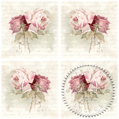 080073-111023 SAGEN VINTAGE ΧΑΡΤΟΠΕΤΣΈΤΕΣ DECOUPAGE 33/33 CM - 80073 - Εικόνα 1