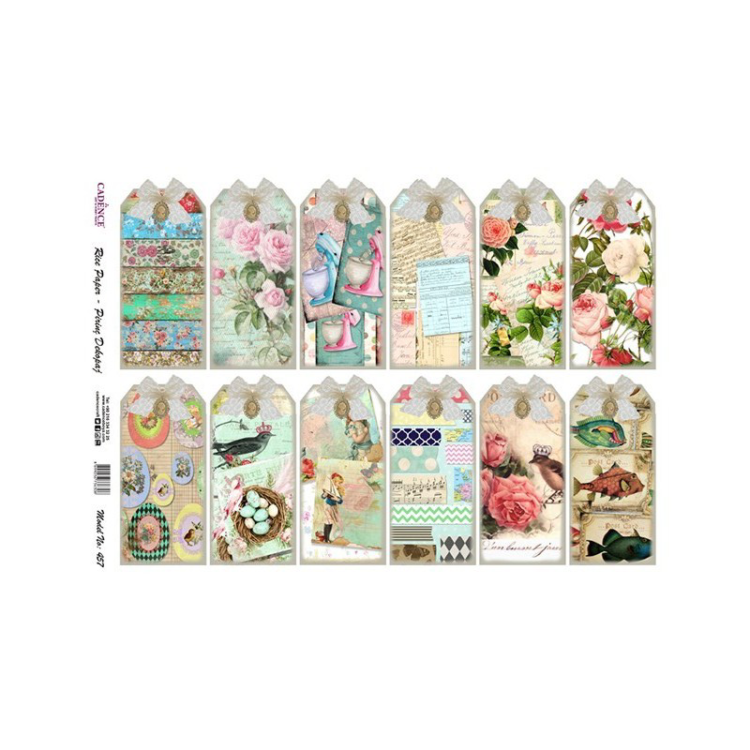 147457-142189 ΡΥΖΙΛΟΧΑΡΤΟ CADENCE DECOUPAGE A4 - 457 - Εικόνα 1