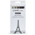 ΣΕΤ COPIC CIAO - 5+1 ΖΕΣΤΟΊ ΓΚΡΙ ΤΌΝΟΙ