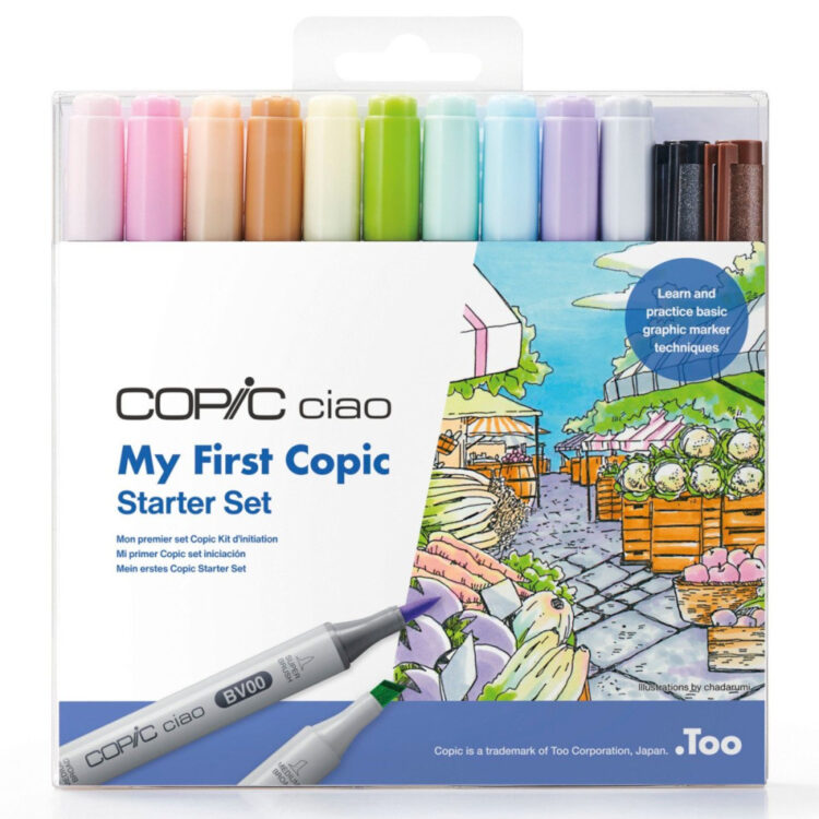 227531 COPIC CIAO SET - 10+2 CM MY FIRST COPIC STARTER SET - Εικόνα 1