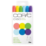 ΣΕΤ COPIC CIAO - 6 ΒΙΟΓΡΑΦΙΚΑ BRIGHTS