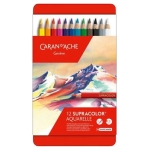 CARAN D'ACHE ΜΟΛΎΒΙΑ ΑΚΟΥΑΡΈΛΑΣ SUPRACOLOR ΣΕΤ 12 CV