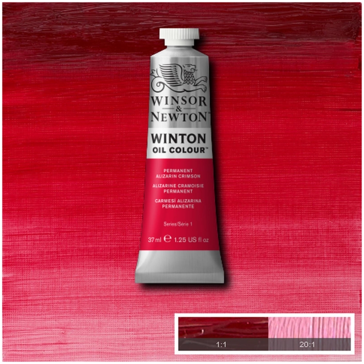 414468-92020 W&N WINTON ΛΑΔΟΜΠΟΓΙΆ 37 ML. -ΠΕΡΜΑΝΆΝΤ. ΑΛΙΖΑΡΊΝ ΚΡΊΜΣΟΝ - Εικόνα 1