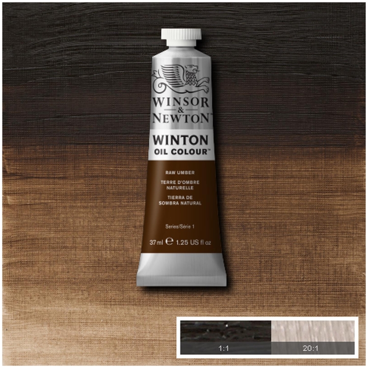 414554-91999 W&N WINTON ΛΑΔΟΜΠΟΓΙΆ 37 ML. - ΦΥΣΙΚΌ UMBER - Εικόνα 1