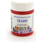 DECOLA ΑΚΡΥΛΙΚΉ ΒΑΦΉ ΥΦΑΣΜΆΤΩΝ 50 ML. -ΚΌΚΚΙΝΟΣ