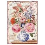 STAMPERIA VINTAGE ΒΆΖΟ DECOUPAGE ΡΙΖΌΧΑΡΤΟ A4- DFSA4277