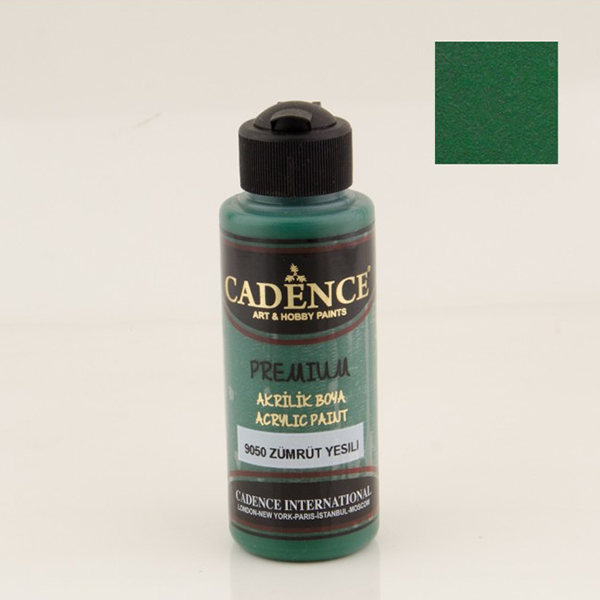 905003 CADENCE ΑΚΡΥΛΙΚΌ ΧΡΏΜΑ PREMIUM 120 ML. - ΣΜΑΡΑΓΔΈΝΙΟ ΠΡΆΣΙΝΟ 9050 - Εικόνα 1