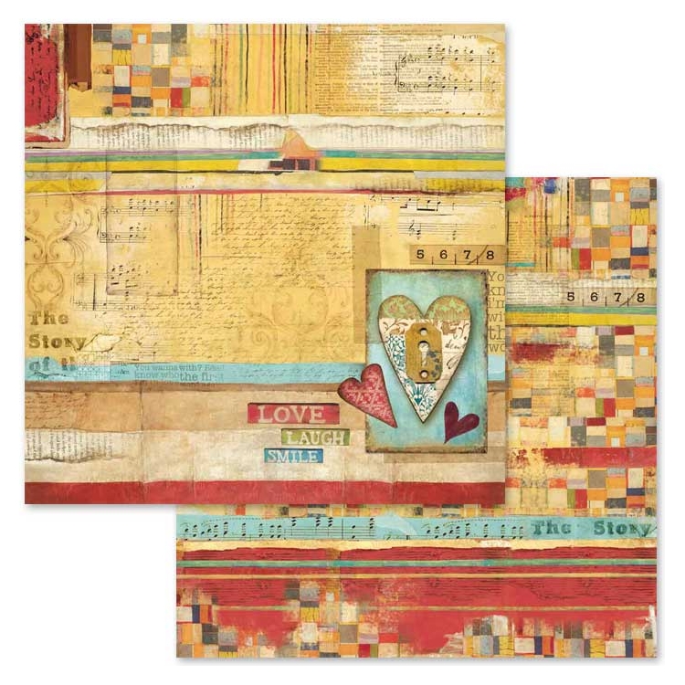 ΜΠΛΟΚ ΧΑΡΤΙΟΥ STAMPERIA PATCHWORK 30.5/30.5CM - SBBL49 - Εικόνα 2