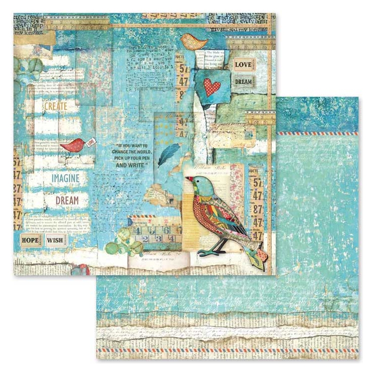ΜΠΛΟΚ ΧΑΡΤΙΟΥ STAMPERIA PATCHWORK 30.5/30.5CM - SBBL49 - Εικόνα 5