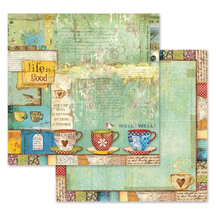 ΜΠΛΟΚ ΧΑΡΤΙΟΥ STAMPERIA PATCHWORK 30.5/30.5CM - SBBL49 - Εικόνα 7