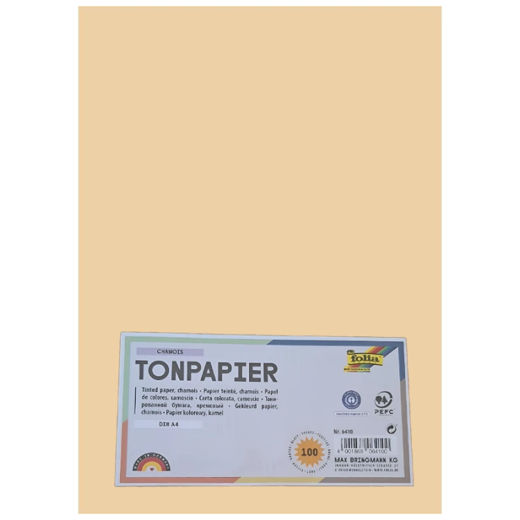 tonpaper 410.jpg ΦΎΛΛΟ ΑΛΟΥΜΙΝΊΟΥ ΣΧΉΜΑΤΟΣ A4 130 G/M2 - ΏΧΡΑ - Εικόνα 1