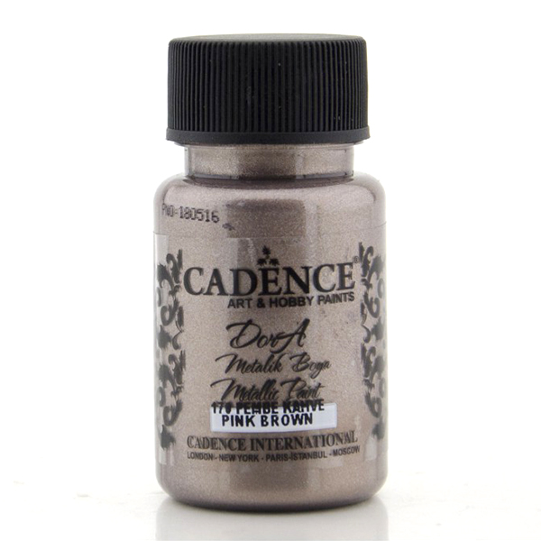 058170 CADENCE ΑΚΡΥΛΙΚΌ ΧΡΏΜΑ METALLIC DORA 50 ML. - ΡΟΖ ΚΑΦΈ 170 - Εικόνα 1