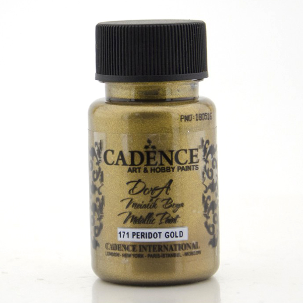 058171 CADENCE ΑΚΡΥΛΙΚΌ ΧΡΏΜΑ METALLIC DORA 50 ML. - ΠΕΡΊΔΟΤΟ ΧΡΥΣΌ 171 - Εικόνα 1