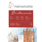 HAHNEMUHLE SKETCHBOOK BRITANIA SATINIERT 300G 24/32 CM 12L.