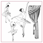 STAMPERIA DANCER ΝΤΕΚΟΥΠΑΖ ΡΙΖΟΧΑΡΤΟ 50/50 - DFTM19