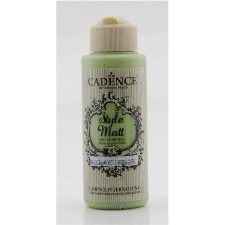 906500-141419 CADENCE ΑΚΡΥΛΙΚΌ ΧΡΏΜΑ ΜΑΤ 120 ML. - ΆΝΟΙΞΗ ΠΡΆΣΙΝΟ 9065 - Εικόνα 1