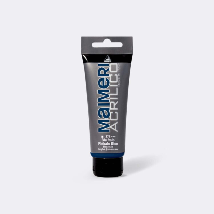 378 MAIMERI ΑΚΡΥΛΙΚΌ ΧΡΏΜΑ ACRILICO 75 ML. - ΦΘΑΛΟΚΥΑΝΊΝΗ ΜΠΛΕ - Εικόνα 1