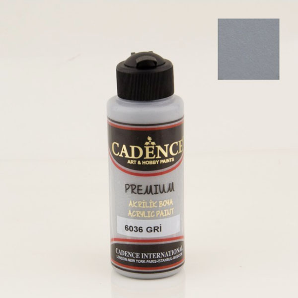 603600 CADENCE ΑΚΡΥΛΙΚΌ ΧΡΏΜΑ PREMIUM 120 ML. - ΓΚΡΙ 6036 - Εικόνα 1