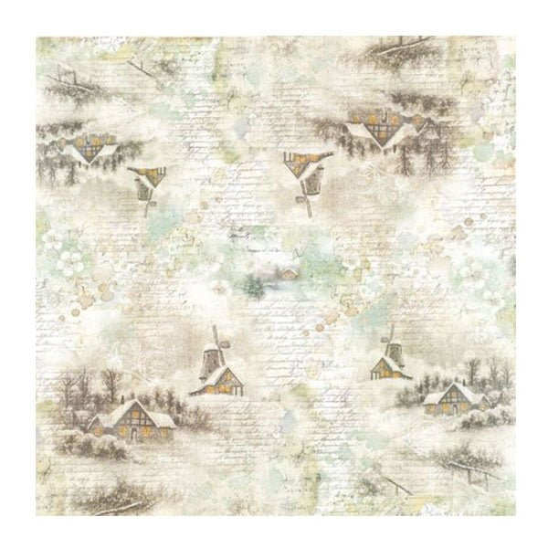 711287 STAMPERIA ΧΕΙΜΕΡΙΝΌ DECOUPAGE ΡΙΖΌΧΑΡΤΟ 50/50- DFT287 - Εικόνα 1