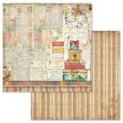 STAMPERIA ΧΡΙΣΤΟΥΓΕΝΝΙΑΤΙΚΟ ΧΑΡΤΟΝΙ PATCHWORK 30.5/30.5CM - SBB571