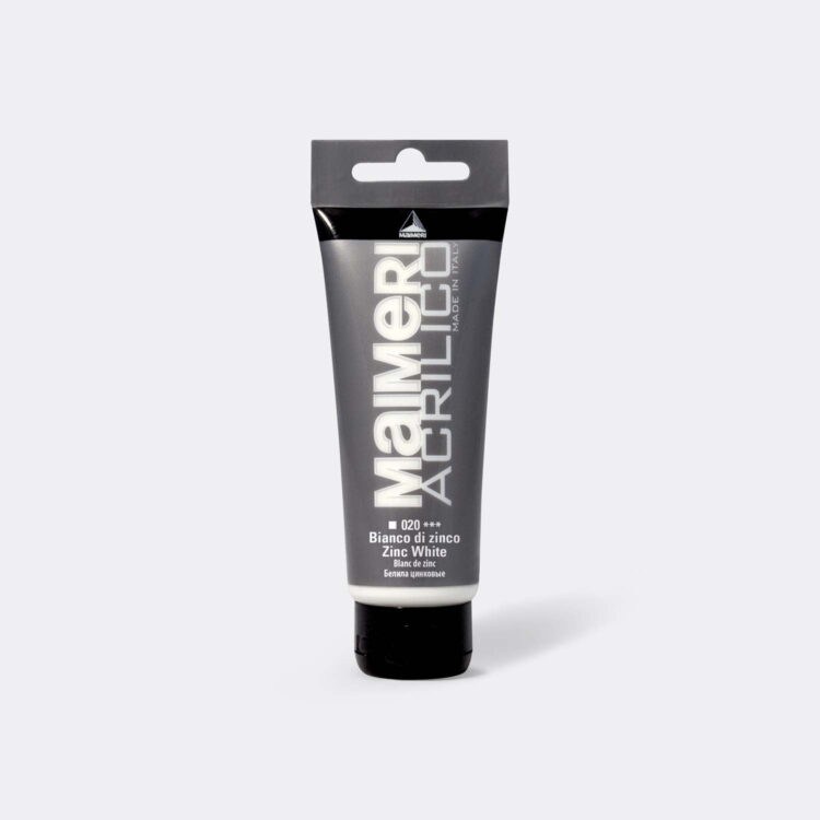 020 MAIMERI ΑΚΡΥΛΙΚΌ ΧΡΏΜΑ ACRILICO 75 ML. - ΛΕΥΚΌΣ ΨΕΥΔΆΡΓΥΡΟΣ - Εικόνα 1