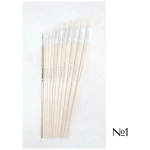 STANDART BRUSH BRUSH FLAT ΜΕ ΜΑΚΡΙΑ ΛΑΒΗ No. 1