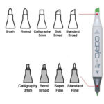 COPIC ACCESSORIES - ΗΜΙΕΥΡΥΓΏΝΙΟ ΆΚΡΟ ΜΑΡΚΑΔΌΡΟΥ - Εικόνα 2