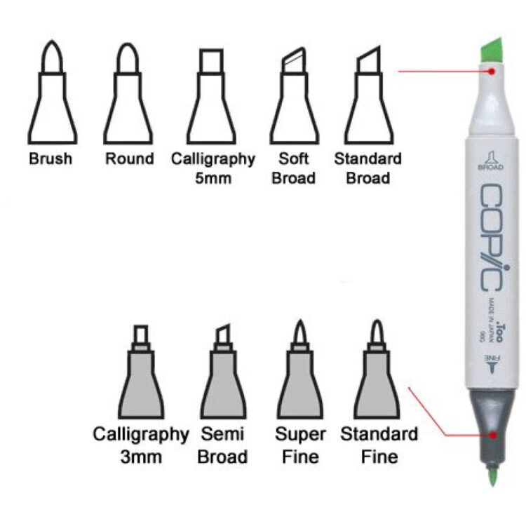 COPIC ACCESSORIES - ΗΜΙΕΥΡΥΓΏΝΙΟ ΆΚΡΟ ΜΑΡΚΑΔΌΡΟΥ - Εικόνα 2
