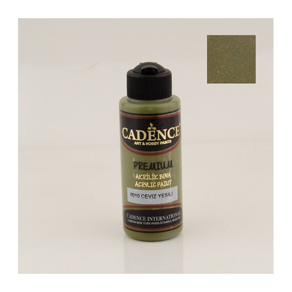 801002 CADENCE ΑΚΡΥΛΙΚΌ ΧΡΏΜΑ PREMIUM 120 ML. - ΚΑΡΥΔΙΆ ΠΡΆΣΙΝΗ 8010 - Εικόνα 1