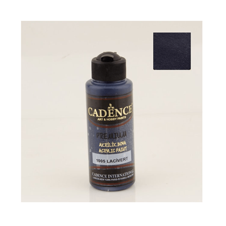 cadence-1005-1 CADENCE ΑΚΡΥΛΙΚΌ ΧΡΏΜΑ PREMIUM 120 ML. - ΣΚΟΎΡΟ ΜΠΛΕ 1005 - Εικόνα 1