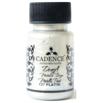 CADENCE ΑΚΡΥΛΙΚΌ ΧΡΏΜΑ METALLIC DORA 50 ML. - ΠΛΑΤΊΝΑ 137