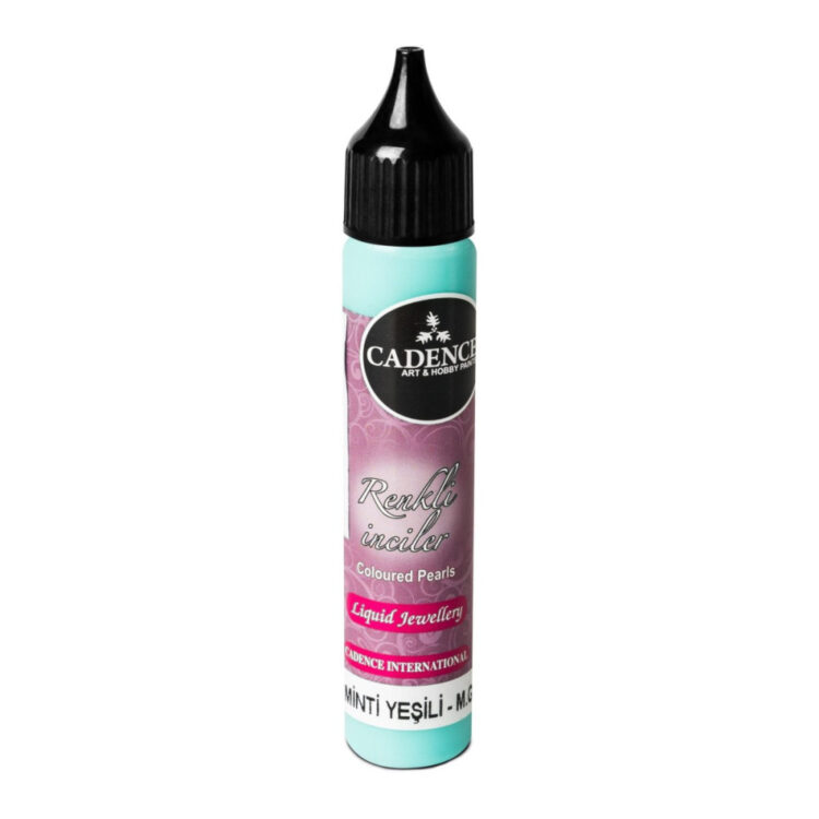 CADENCE LIQUID PEARLS 25 ML. - ΜΈΝΤΑ ΠΡΆΣΙΝΟ 555 - Εικόνα 1