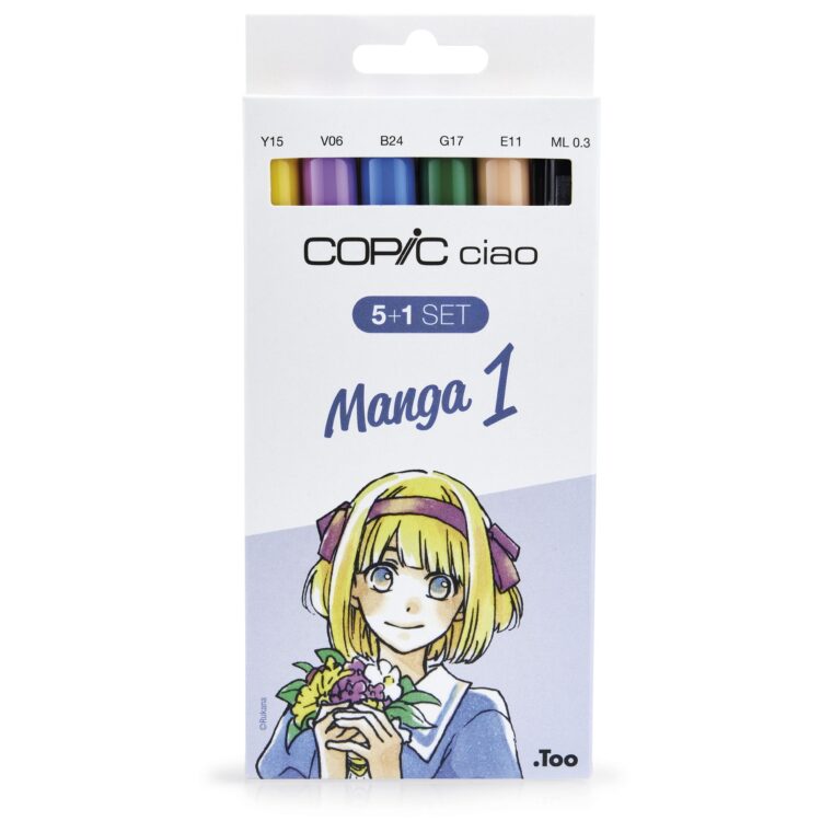220556 ΣΕΤ COPIC CIAO - ΣΕΤ 5+1 MANGA # 1 - Εικόνα 1
