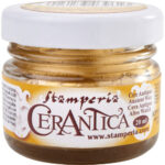 STAMPERIA CERANTICA 20 ML - ΜΕΤΑΛΛΙΚΉ ΧΡΥΣΉ ΚΗΡΑΛΟΙΦΉ - Εικόνα 2
