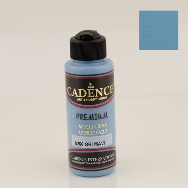 626600 CADENCE ΑΚΡΥΛΙΚΌ ΧΡΏΜΑ PREMIUM 120 ML. - ΓΚΡΙ ΜΠΛΕ 6266 - Εικόνα 1