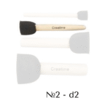CREATIV ΣΤΡΟΓΓΥΛΌ ΜΑΞΙΛΆΡΙ ΒΟΎΡΤΣΑΣ # 2 - D: 2 CM