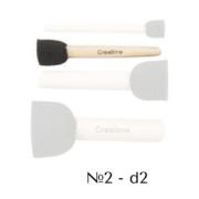 CREATIV ΣΤΡΟΓΓΥΛΌ ΜΑΞΙΛΆΡΙ ΒΟΎΡΤΣΑΣ # 2 - D: 2 CM