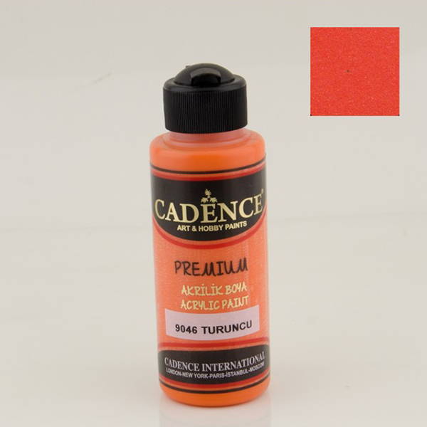 904601 CADENCE ΑΚΡΥΛΙΚΌ ΧΡΏΜΑ PREMIUM 120 ML. - ΑΙΧΜΆΛΩΤΟ ΠΟΡΤΟΚΑΛΊ 9046 - Εικόνα 1