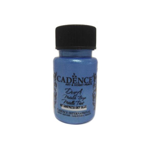 058187 CADENCE ΑΚΡΥΛΙΚΌ ΧΡΏΜΑ METALLIC DORA 50 ML. - ΓΑΛΆΖΙΟ ΟΥΡΑΝΌΣ 187 - Εικόνα 1