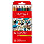 CARAN D'ACHE SCHOOL FLOWER PENCILS 12 ΧΡΩΜΑΤΑ