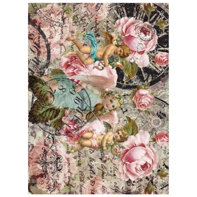 ΡΥΖΙΛΟΧΑΡΤΟ CADENCE DECOUPAGE A4 - 344 - Εικόνα 1