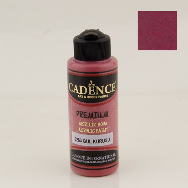 626300 CADENCE ΑΚΡΥΛΙΚΌ ΧΡΏΜΑ PREMIUM 120 ML. - ΑΠΟΞΗΡΑΜΈΝΟ ΡΟΖΈ 6263 - Εικόνα 1