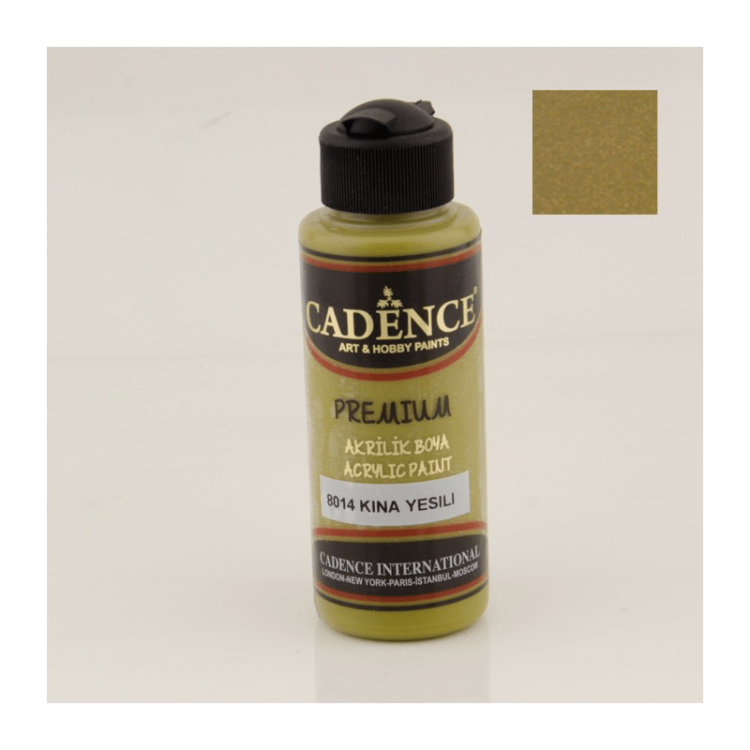 premium 8014 CADENCE ΑΚΡΥΛΙΚΌ ΧΡΏΜΑ PREMIUM 120 ML. - ΧΈΝΝΑ ΠΡΆΣΙΝΟ 8014 - Εικόνα 1