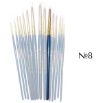 HERMITAGE BRUSH ΣΥΝΘΕΤΙΚΟ ΣΤΡΟΓΓΥΛΟ No8